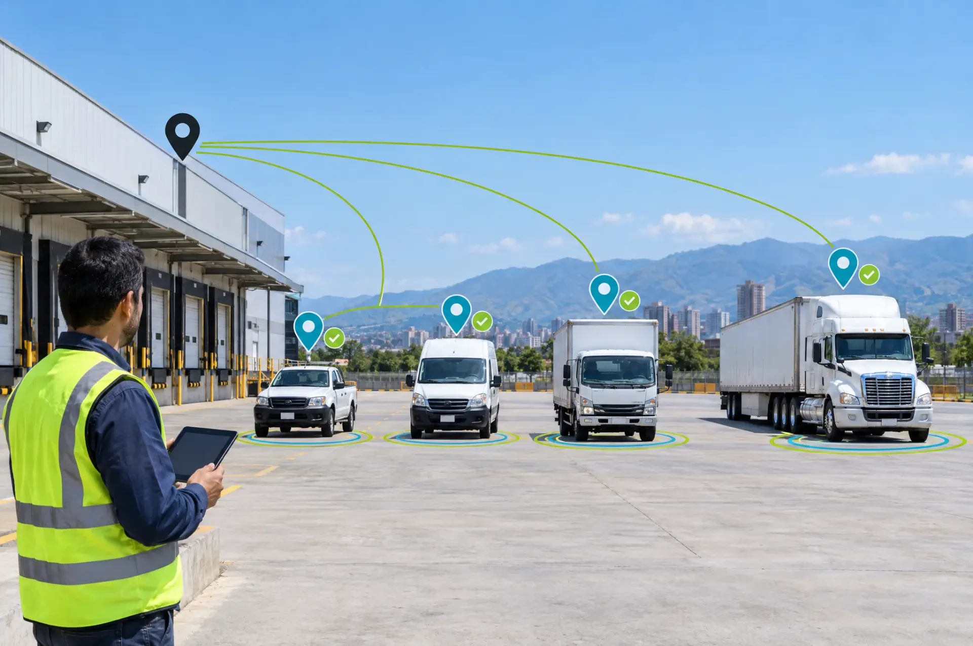 Empresa conectada con transportistas externos que se postulan a sus ofertas de transporte